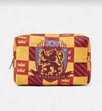 Harry Potter Gryffindor House Quilted Cloth Makeup Toiletry Travel Zipper Pouch