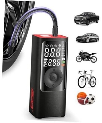  Tire Inflator - Portable Air Compressor, 2.5X Faster 150PSI Cordless Tire 01