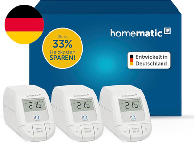 Homematic IP Erweiterungsset Heizen   Basic, Smart Home, Digitaler Thermostat He