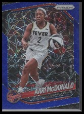 2025 Panini Prizm WNBA Aari McDonald Blue Velocity Prizm #10 Fever A0016