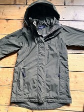 Peter Storm Womens Waterproof Stormtech Rain Coat Jacket, Size 8, Khaki