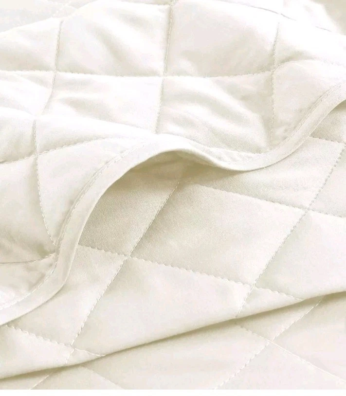 Swift Home|Essential Diamond Stitched 3-Piece QUEEN Quilt Set Bedspread IVORY - Image 3 of 4