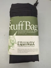 Equinox Bilby Ultralite Stuff Bag, Black, 8 x 18-Inch NWT