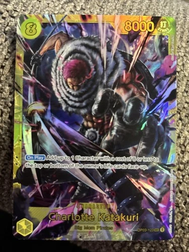 Charlotte Katakuri SEC OP03-123 - One Piece TCG English Card Near Mint
