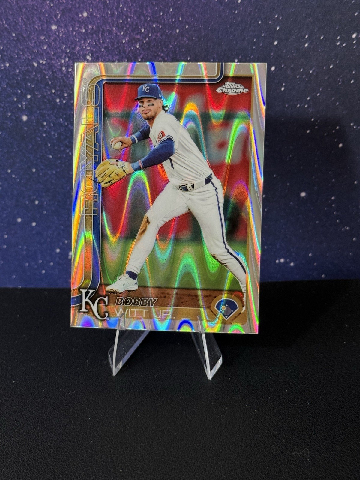 2025 Topps Chrome - Bobby Witt Jr. #93 RayWave Refractor