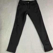 YoungLA Denim Jeans Men’s 30x30 Factory Distressed Stretch Black