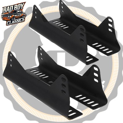 x2 Paar BB Racing Schalensitz Seitenhalterungen Universal passt OMP Sparco Cobra etc.