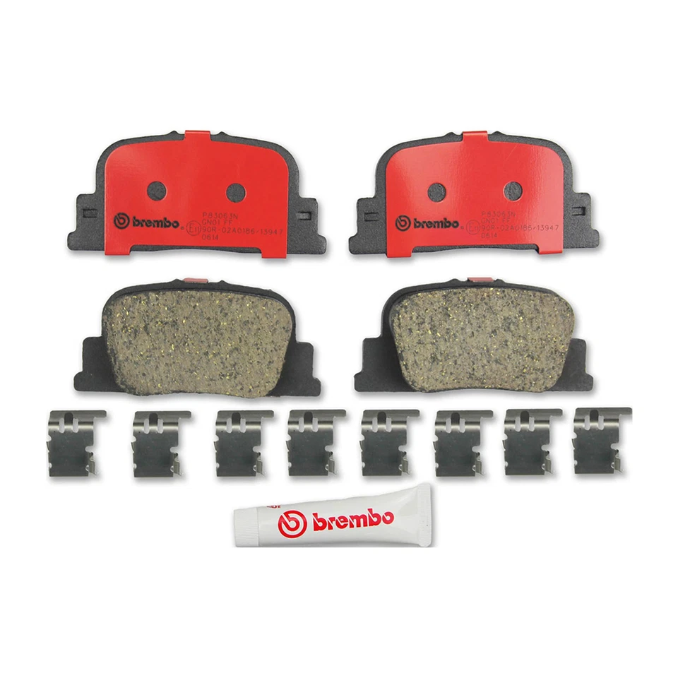 Kit de pastillas de freno delanteras traseras Brembo para Scion tC 2005-2010 Foto 3 de 4