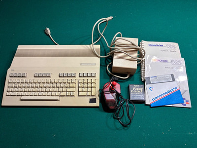 Commodore 128 Computer C128   Tested Working   128 & 64 Modes   Power Supply