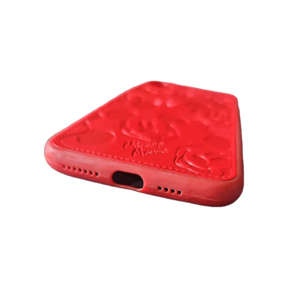 Mickey Mouse iPhone X Phone Case (Silicone with Engraved Leather Back) - Image 3 of 3