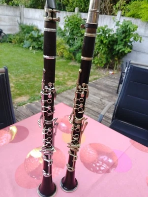 2 Clarinettes Ancienne Une Siour Châtelain Et Une Noblet - Photo 1/4
