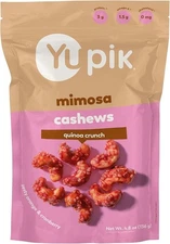 (Free Duty Tax) Yupik Orange Cranberry Mimosa Cashews, 4.8 Oz, Kosher, Made