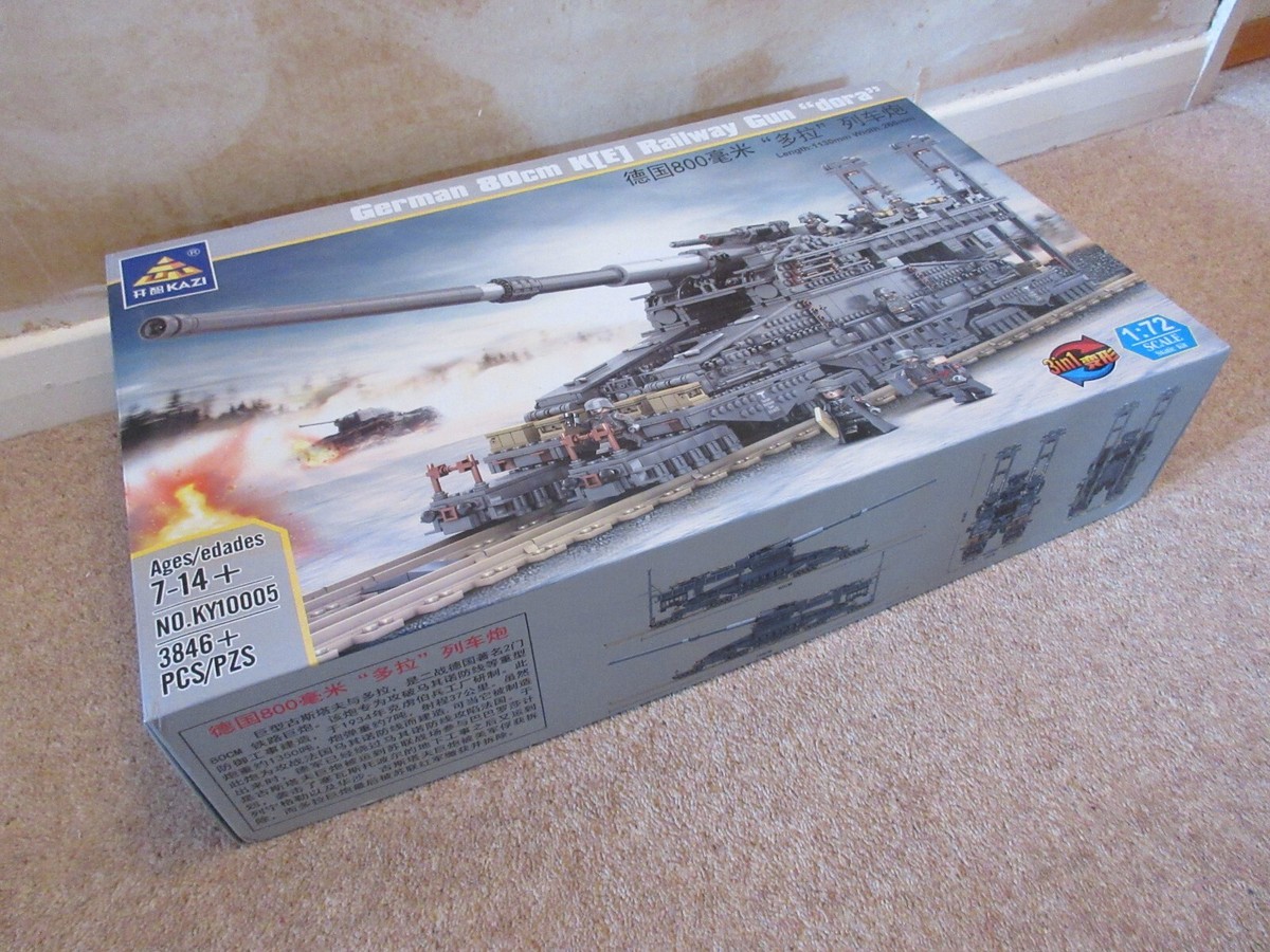 Kazi German 80cm Railway Gun Dora Buildable Toy | eBay