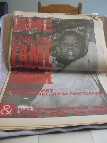 LIVE AID NME MAGAZINE JULY 20 1985 - LIVE AID/BOB GELDOF very good shape