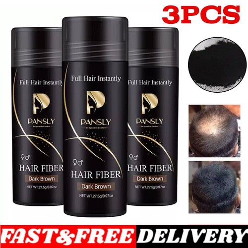 3PCS Hair Loss Building Fibers Alopecia Keratin Thicker Concealer AD✅ - Picture 3 of 18