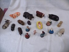 PERSONNAGES ET ANIMAUX DE CRECHE DE NOEL SANTON SANTONS DE PROVENCE