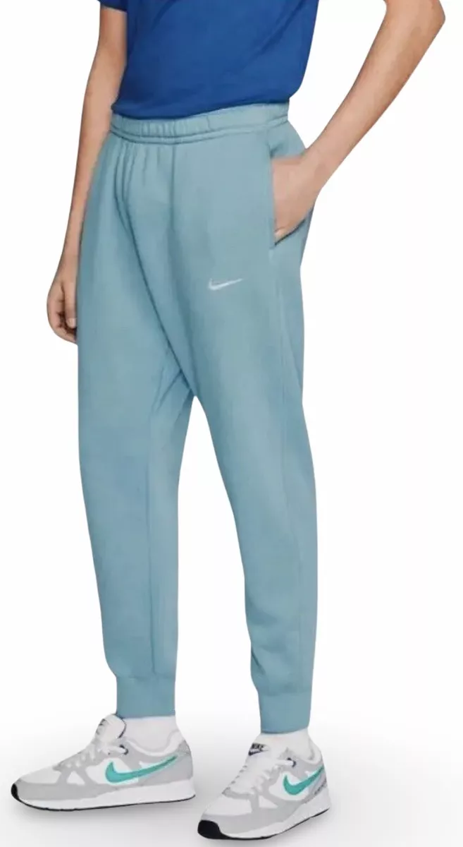 Nike Club Fleece Men s Size Large Sweat Pants Blue White 826431
