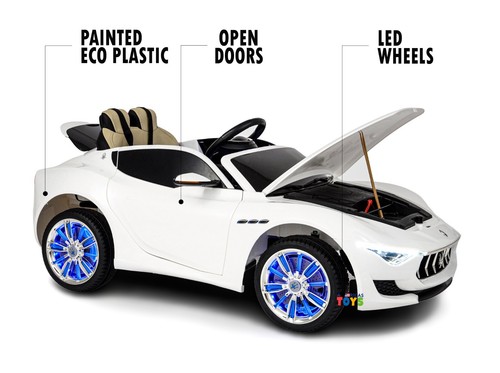 Kids Ride On Car R/C MP4 Screen LED wheels Licensed Maserati Various Colors - Picture 10 of 23