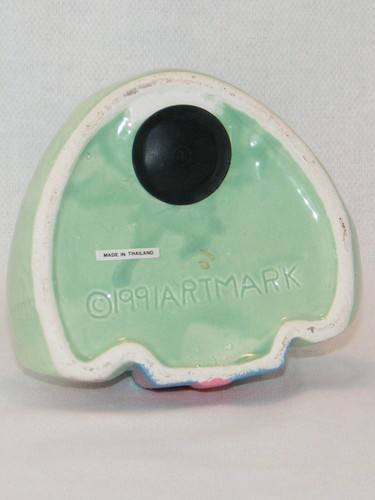 Vintage 1991 ARTMARK Green Frog w/ Gift . Piggy Bank . For Baby / Child's Room - Picture 10 of 12