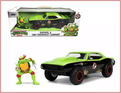 Jada TMNT Tennage Turtles 1967 Chevrolet CAMERO Car + RAPHAEL