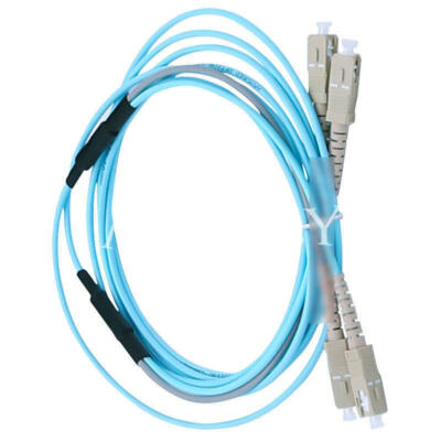 200m Armored Kabel Sc-Sc UPC MM 10G OM3 50/125 Duplex Faser Optisch Patch Kabel