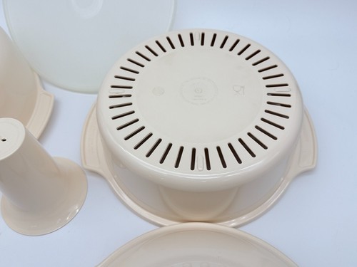 Complete 6 Piece Set of Tupperware TUPPERWAVE Stack Cooker Microwave Cooking 3L - Picture 15 of 24