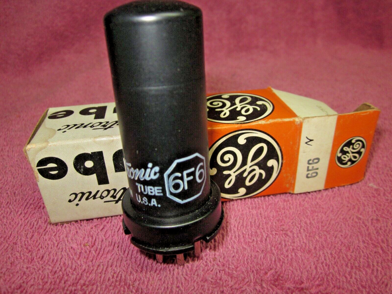 NIB GE 6F6 Vacuum Tube TESTED! Guitar Radio Audio TV eBay