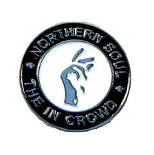 Northern Soul "The In Crowd " metal lapel Pin Badge