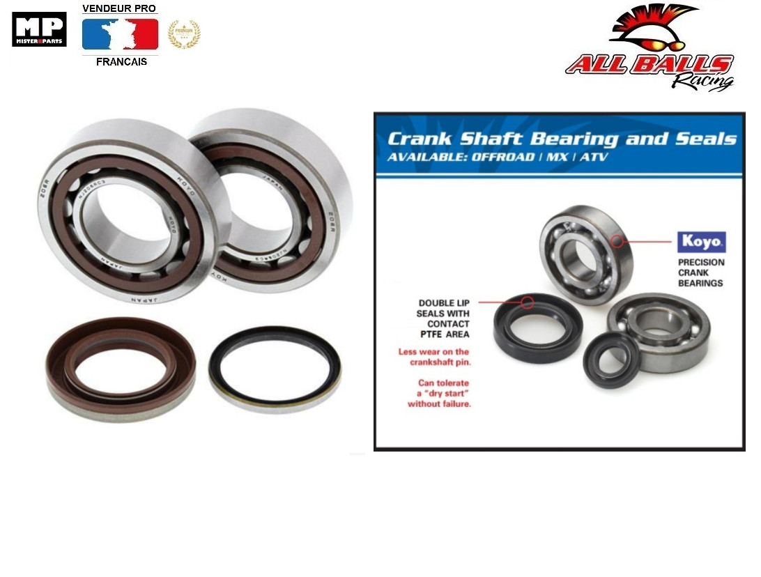 Kit Roulement de Vilebrequin 24-1105 Eviter la Casse Bas Moteur KTM 250 SX-F