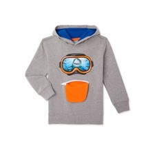 365 Kids from Garanimals Boys 'Tongue Pocket' French Terry Pullover Hoodie Sz 7