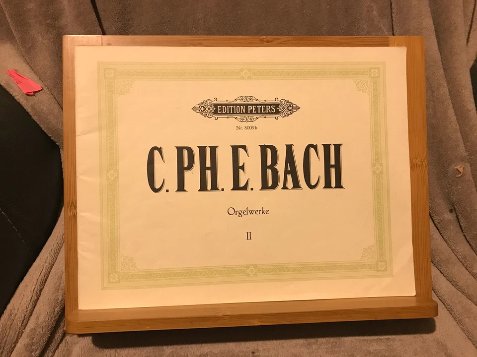 C. Ph. E. Bach oeuvre pour orgue volume 2 éditions Peters n°8009b - Photo 1/1