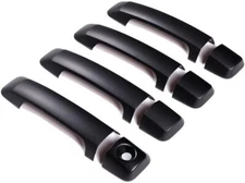 for  Sequoia 08-21 Toyota Tundra 2007-21 Side Door Handle Cover Trim Matte Black