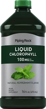 Chlorophyll Liquid Drops 100mg | 16 oz | Non-GMO | by Piping Rock