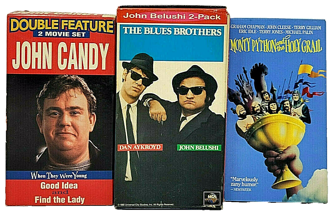 VHS John Candy Double Set, John Belushi Blues Brothers Animal