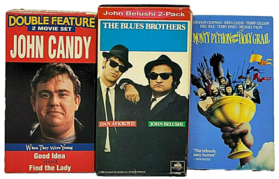 VHS John Candy Double Set, John Belushi Blues Brothers Animal