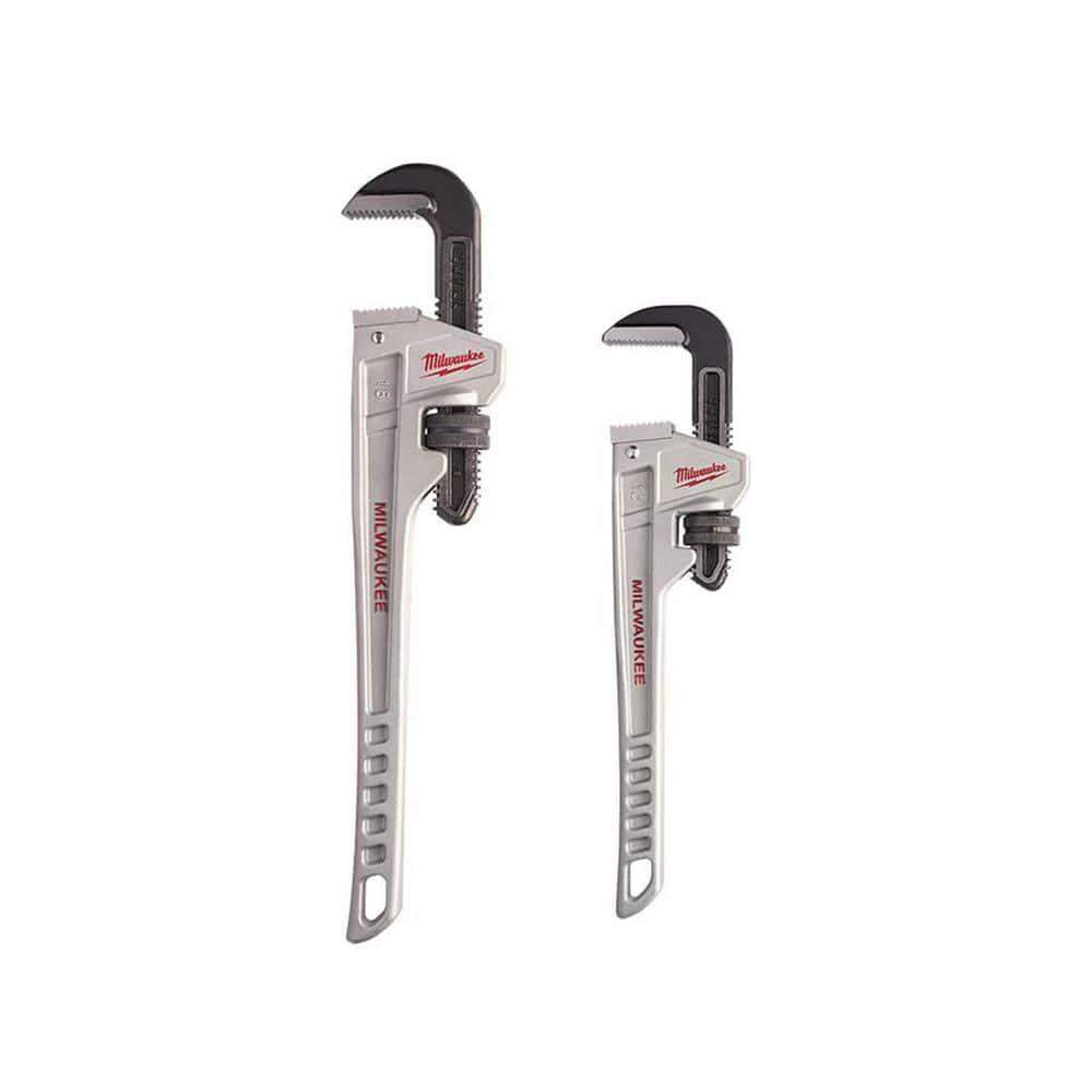 Aluminum Pipe Wrench Combo Set (2-Piece) Aluminum Pipe Wrench Combo Set (2-Piece)