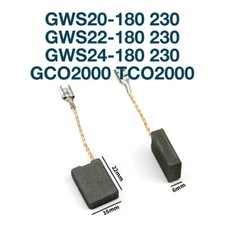 Spazzola in carbonio per Bosch GWS20-180/230 GWS22-180/230 GWS24-180/230 TWS/TCO/GCO2000