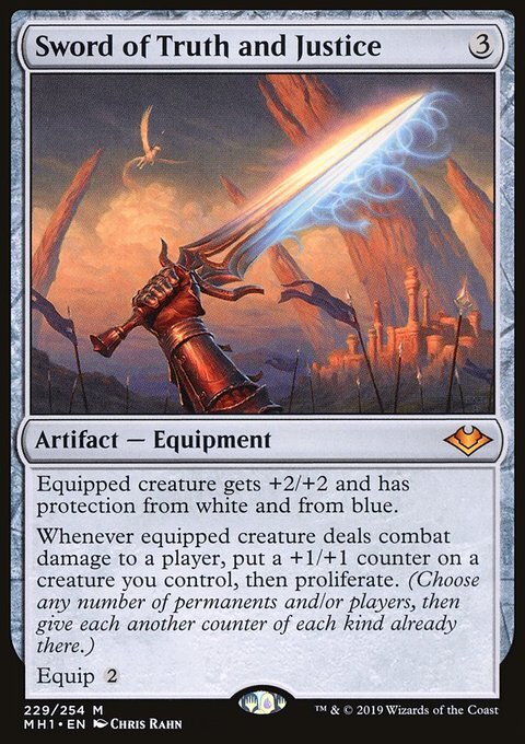 MTG Magic the Gathering Sword of Truth and Justice (229/316