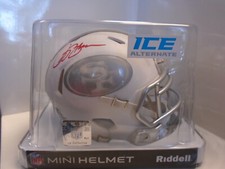 Isaac Bruce Signed San Francisco 49ers Ice Alternate Mini Helmet Beckett COA