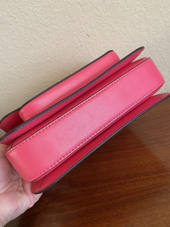 Bolso Bandolera Michael Kors Sloan Editor Cuero Rosa Foto 2 de 4