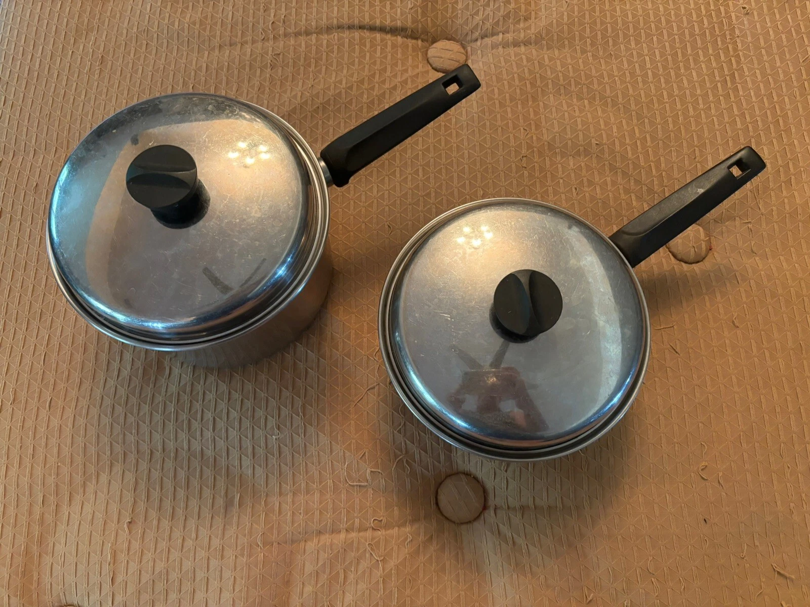 Vintage 4 Piece Revere Ware Stainless