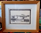 Jo Ko Joseph Koch Ocracoke, OBX, N.C Artist Framed Print "Fisherman's World"