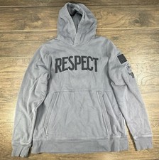 Under Armour Hoodie Sweatshirt Mens Large Gray Project Rock Blood Sweat Respect