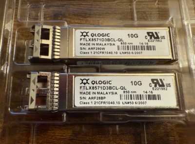     FTLX8571D3BCL-QL QLOGIC FTLX8571D3BCL 10GB SFP+ Optic Transceiver    