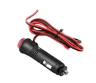 12V 10A 120W Car Cigarette Lighter Male Socket With Cable & Switch