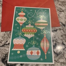 Merry Christmas Niece Love And ￼Joy 5.5”x8” Hallmark Greeting Card