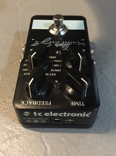 TC Electronic Alter Ego V2 Vintage Echo Stereo Delay Looper Guitar Effect Pedal - Picture 5 of 6