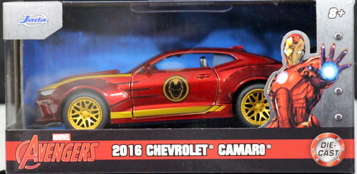Jada Toys Marvel Die-Cast Fahrzeuge 1:32 - Spider-Man, Iron Man, Black Panther Mit öffnenden Türen
