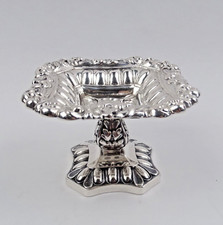 Wien Saliere Gew&uuml;rzschale Buckelschale 13 Lot Silber Radpunze Vienna 1856