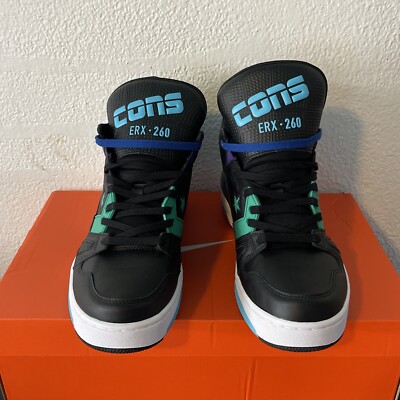 Converse ERX 260 Mid Black/Court Purple Basketball Sneakers